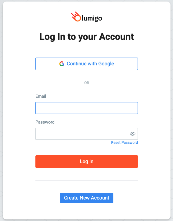 Lumigo Login